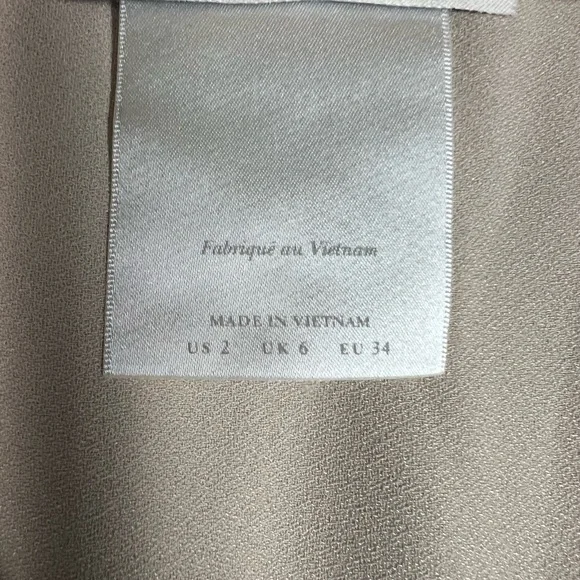 BHLDN Cream V-Neck Maxi Dress with Draped Size 2 - Picture 4 of 14